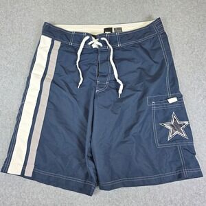 Dallas‎ Cowboys Swim Trunks Shorts Men's Medium NFL Team Apparel Star Stripes